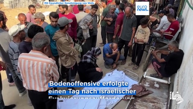 Israels Militär startet Bodenoperation in Deir al-Balah