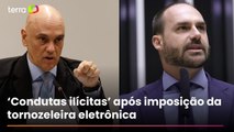 Moraes afirma que Eduardo Bolsonaro 'intensificou condutas ilícitas' após operação da PF