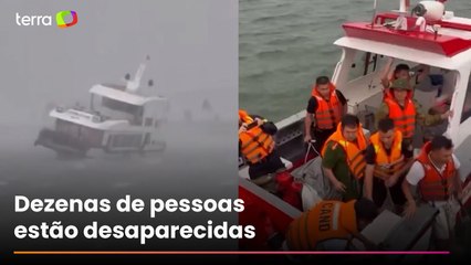 Barco turístico naufraga e deixa ao menos 27 mortos no Vietnã