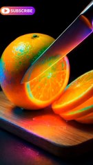 Juicy Orange Cutting 🍊 | ASMR Tingles for Your Ears 👂✨ #Shorts