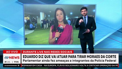 Eduardo Bolsonaro diz que vai atuar para tirar Moraes do STF