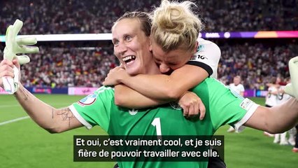 Allemagne - Les joueuses admiratives de leur gardienne après sa performance contre les Beues
