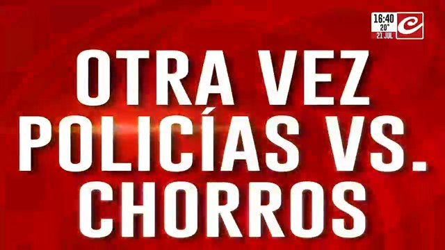 Otra vez policías vs chorros: gendarme impidió robo piraña a los tiros