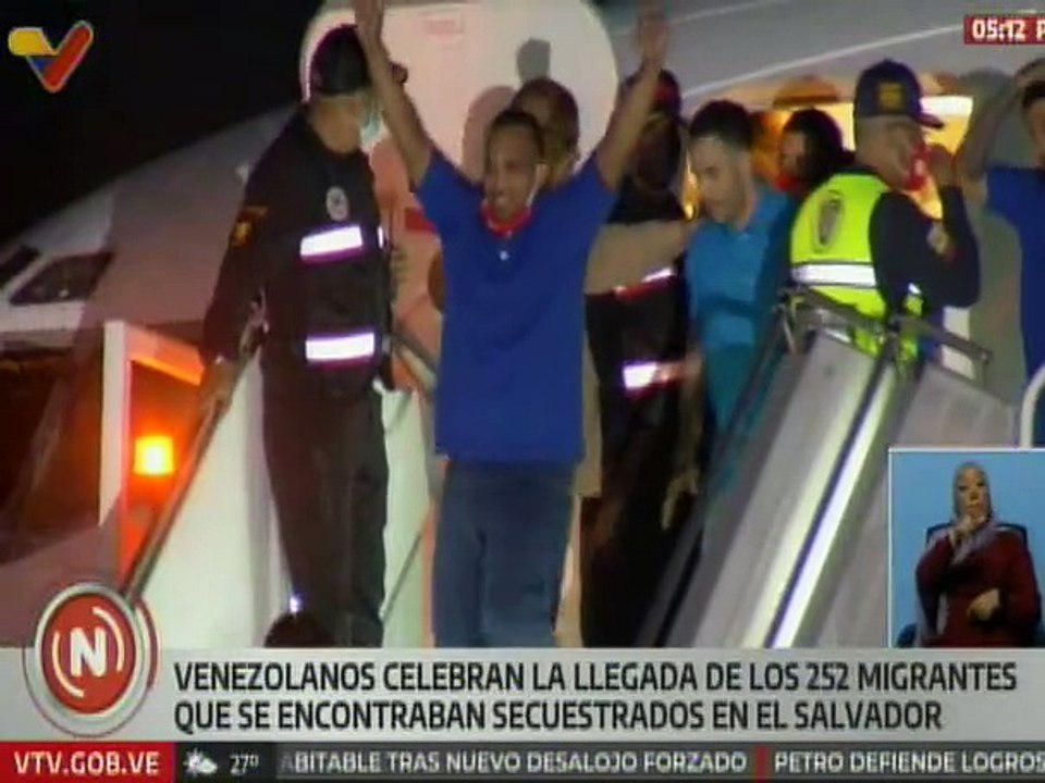 Mirandinos celebran el retorno seguro de los 252 migrantes venezolanos secuestrados en El Salvador
