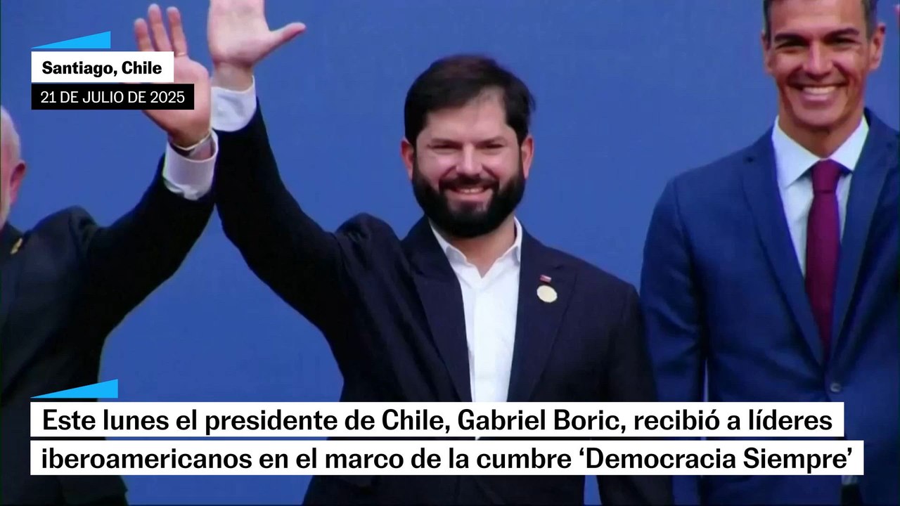 Chile recibe a presidentes progresistas para “defender y fortalecer” la democracia