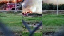 Incendio se registra en exteriores de la Base Naval en el Callao