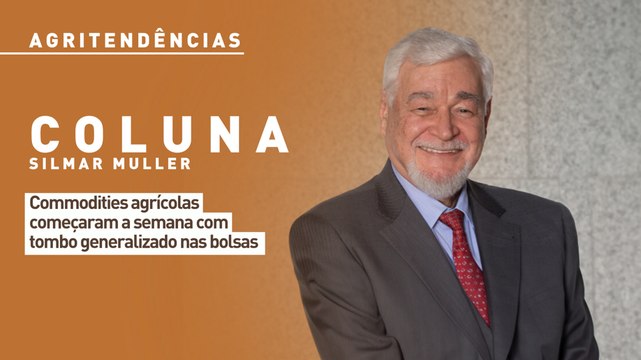 Commodities agrícolas começaram a semana com tombo generalizado nas bolsas