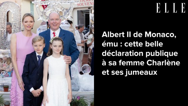 Albert II de Monaco, ému : cette belle déclaration publique à sa femme Charlène et ses jumeaux