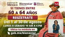 Ariadna Montiel presenta calendario de registro para Pensión Mujeres con Bienestar