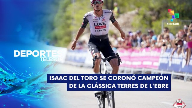 Isaac del Toro campeón de la segunda edición de la Clássica Terres de L'Ebre DEPORTES TELESUR 21-07-2025