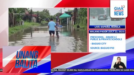 Baha dahil sa pag-ulan sa ilang lugar sa Bulacan, nagdulot ng perwisyo sa mga residente at motorista | Unang Balita
