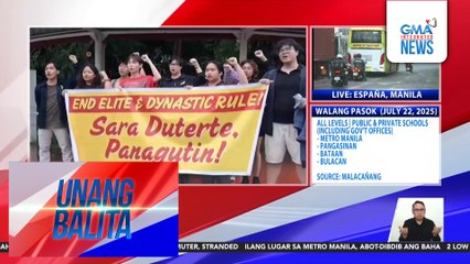 Senate Pres. Escudero, hindi raw pakikinggan ang mga pro o anti-impeachment ni VPSD | Unang Balita