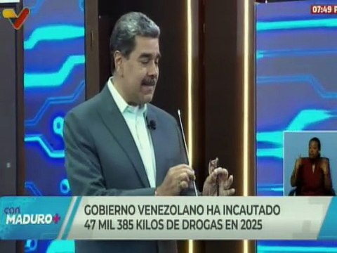 Jefe de Estado reconoce la incansable labor de las fuerzas de seguridad venezolanas contra el narcotráfico