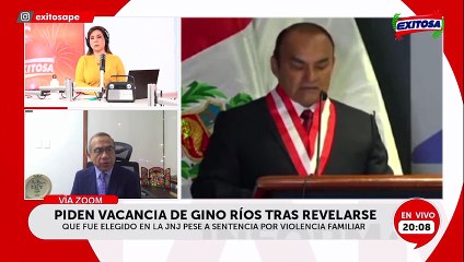 Piden vacar a Gino Ríos de la JNJ: Abogado consideró importante que miembro cumpla los requisitos