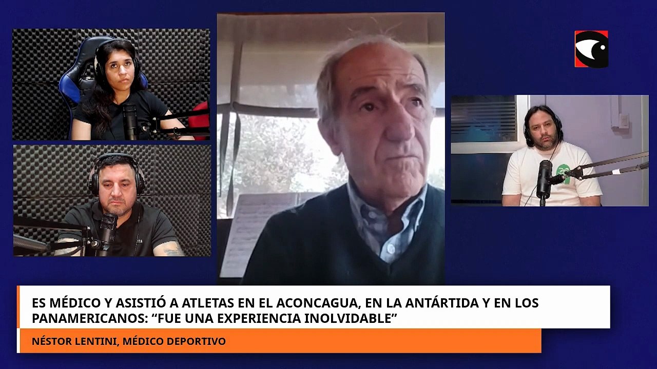 Es médico y asistió a atletas en el Aconcagua, en la Antártida y en los Panamericanos