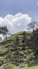 Man Takes Tumble While Hiking Downhill
