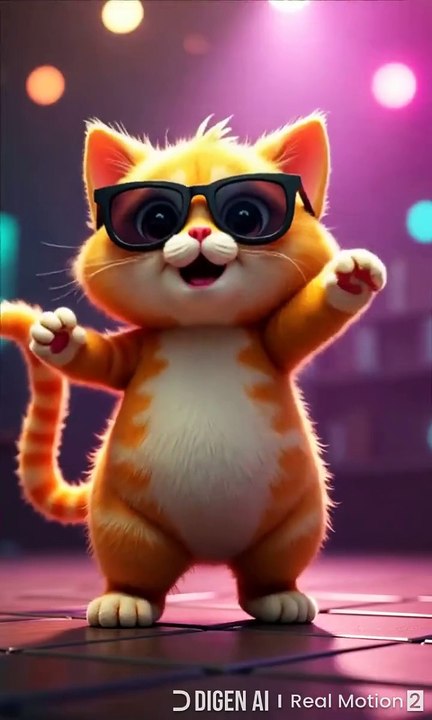 Dancing cat