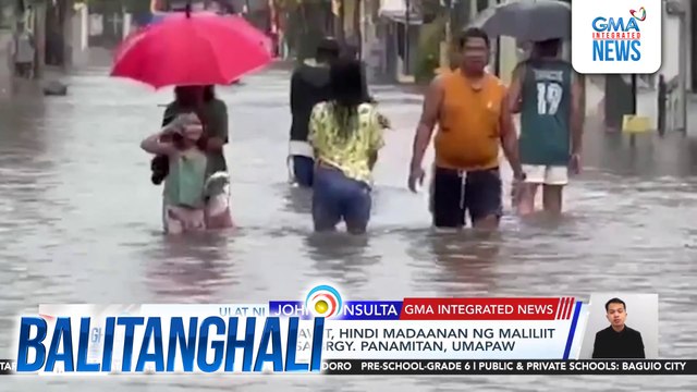 Ilang kalsada sa Kawit, hindi madaanan ng maliliit na sasakyan; ilog sa Brgy. Panamitan, umapaw | Balitanghali