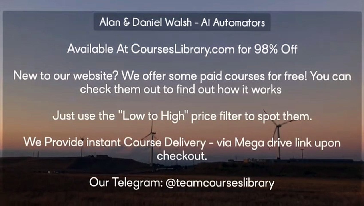 (courseslibrary.com)Alan & Daniel Walsh - Ai Automators