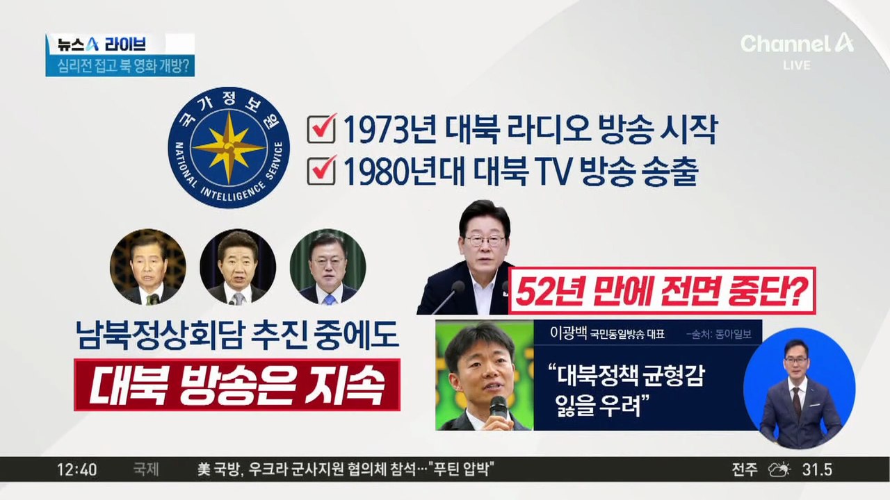 국정원, 대북심리전 포기?…라디오·TV 방송 중단