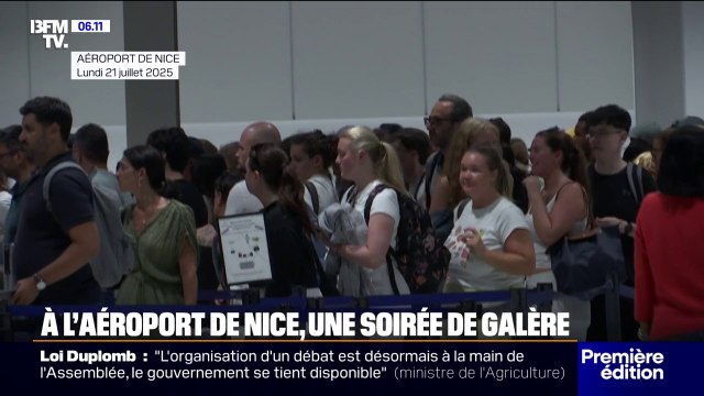 Nice: un souci sur un portique de sécurité provoque d'importants retards et des annulations à l'aéroport
