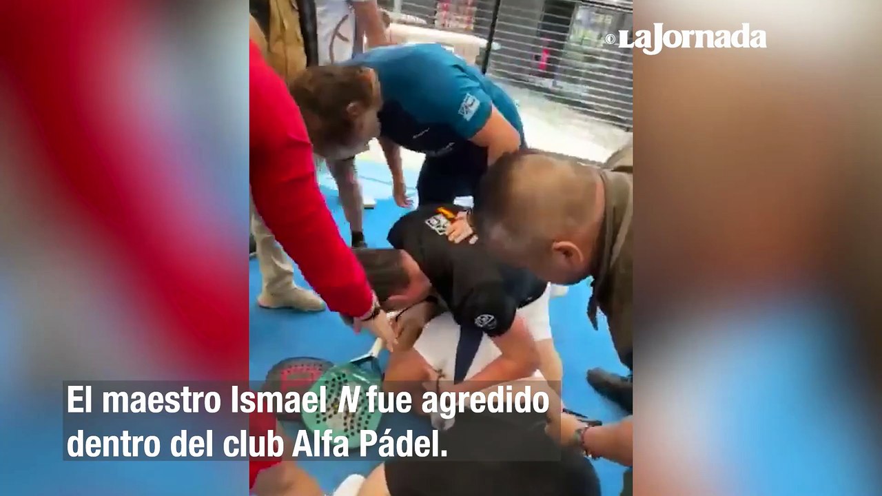 Empresario y escoltas agreden a maestro en juego de pádel