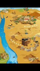 makka To Madeena/ Islamic Saudi map