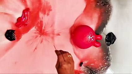 Pufferfish Balloon Experiment  #Balloonsasmr #satisfying #BalloonPopping