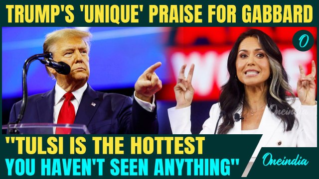 'She's HOTTER Than Anyone!' Trump PRAISES Tulsi Gabbard After She Drops Trial Bomb On Obama