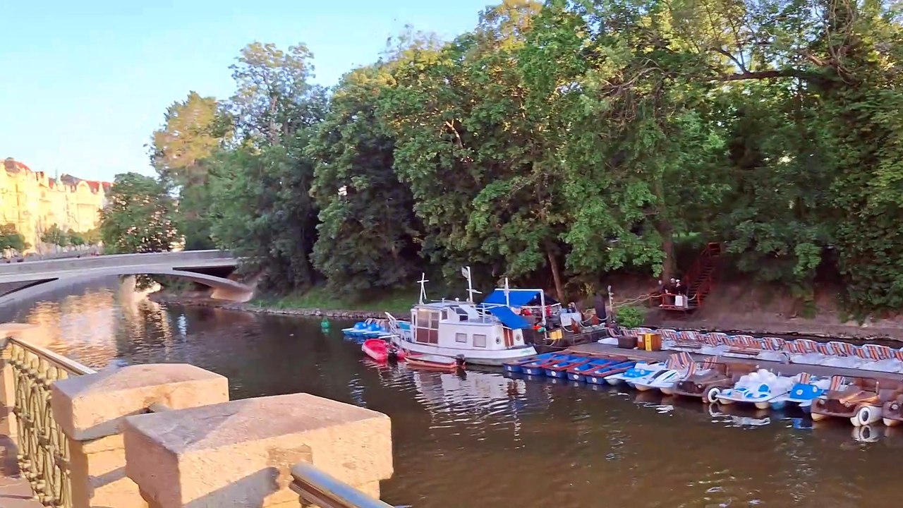 summer 2025  czech republic, prague ,  naplafka , the right bank of the Moldova