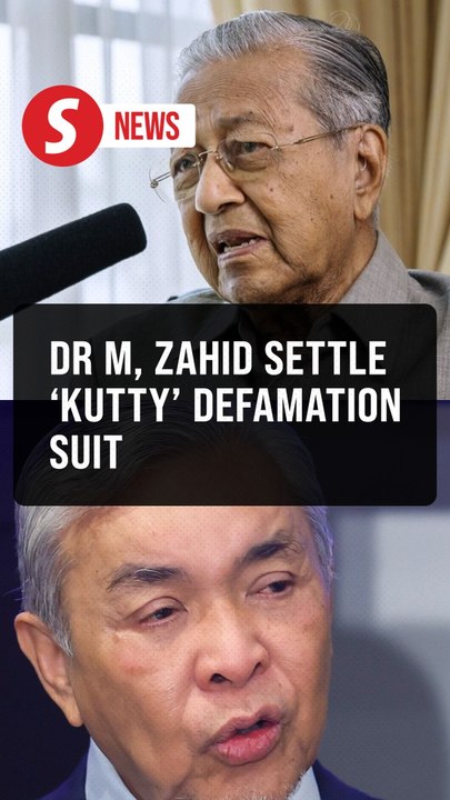 Mahathir, Zahid settle dispute over 'Kutty' remark