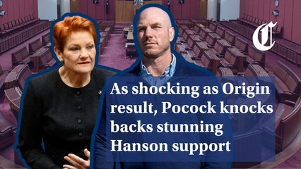 Pauline Hanson puts David Pocock on the spot on day one in new Parliament