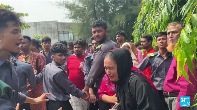 Bangladesh plane crash kills at least 27, including 25 children