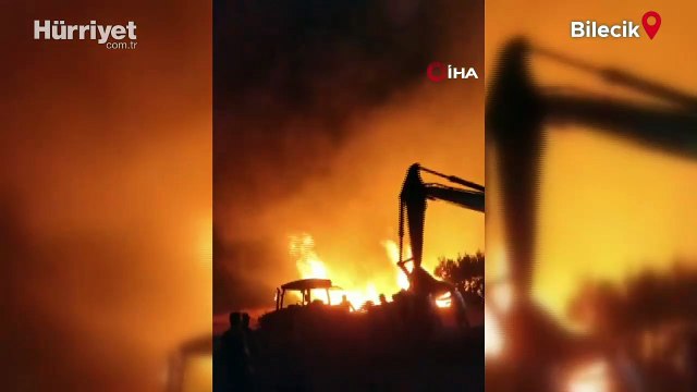 Sakarya ve Bilecik'te alevlerle mücadele... Orman yangınlarına müdahale sürüyor