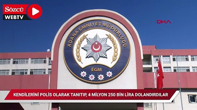 Kendilerini polis olarak tanıtıp, 4 milyon 250 bin lira dolandırdılar