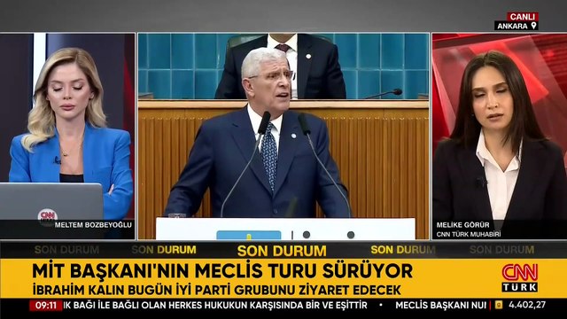 MİT Başkanı İbrahim Kalın'ın Meclis turu sürüyor