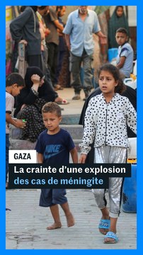 Explosion des cas de méningites à Gaza
