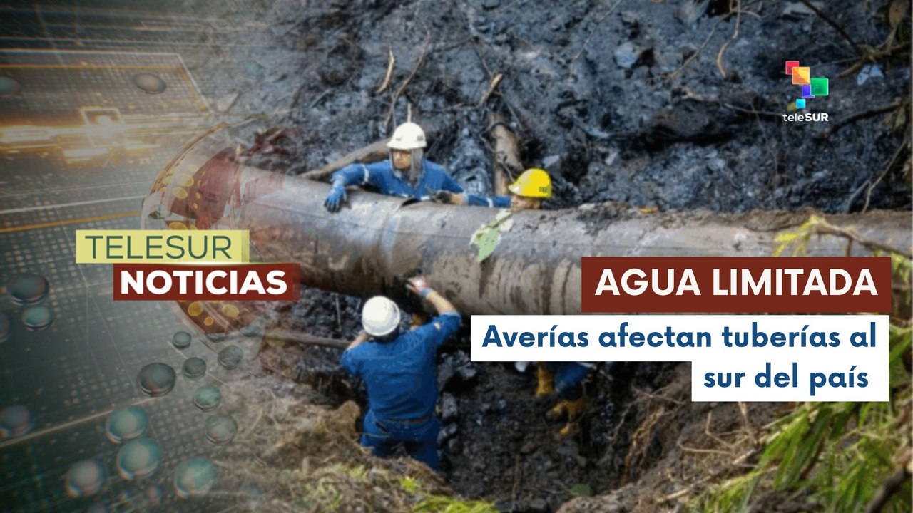 Los ecuatorianos fueron afectados por avería de tubería de agua potable