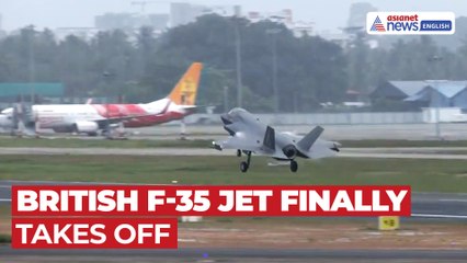 British F-35 Fighter Jet Takes Off From Kerala After Emergency Landing