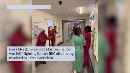 Piers Morgan's ex-wife left 'fighting for her life' after freak accident as son shares 218-day ordeal