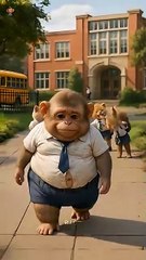 Fat baby monkey Rio transform emotional story ❤️