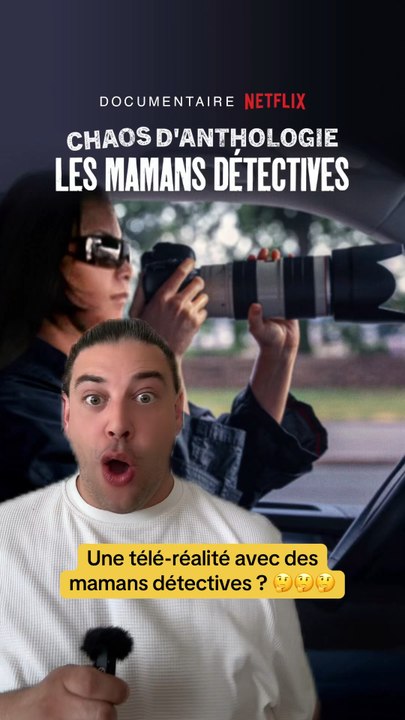 Nouveau documentaire Netflix complètement fou qui parle d’une télé-réalité avec des maman détectives ! Dis-moi en commentaire si t’as envie de regarder « Chaos d'anthologie : Les mamans détectives » et si tu l’as déjà vu dis-moi ce que t’en as pensé ☺️