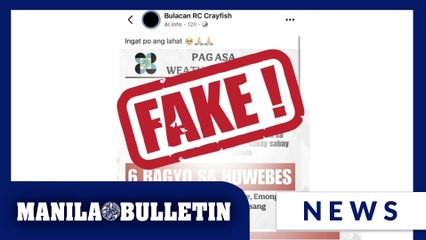 PAGASA flags 'fake news' on 6 new storms