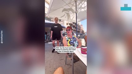 Son Flies 41 Hours To Surprise Mum After A Year Apart