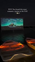 "POV: UAE’s Most Romantic Floating Cinema Experience 🎥🚤 | Floté by Machia Vellii"