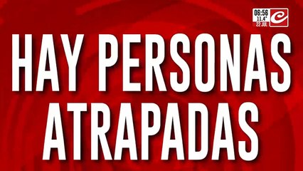 Violento choque y vuelco en Almagro: hay personas atrapadas