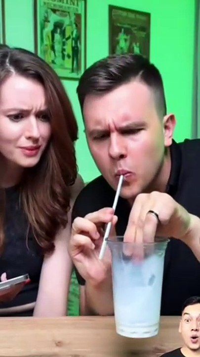 Milk juice drink trick