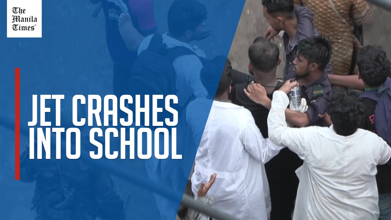 At least 20 killed as Bangladesh fighter jet crashes into school