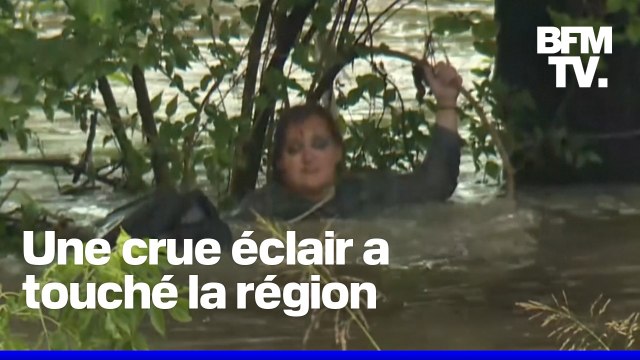 États-Unis: piégée par la montée des eaux, une femme reste accrochée pendant 1h30 à un arbre
