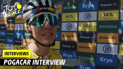 Pogacar Shares Insights in Pre-Race Interview Before Stage 16 of the 2025 Tour de France 🚴‍♂️